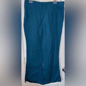 Cherokee Caribbean Blue Scrub Pants Lightweight Medical Uniform Size S